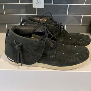 Visvim FBT Lhamo Folk moccasin sneaker black